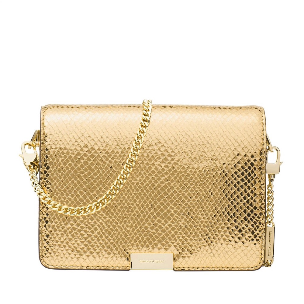 MICHAEL Michael Kors Jade Medium Gusset Clutch